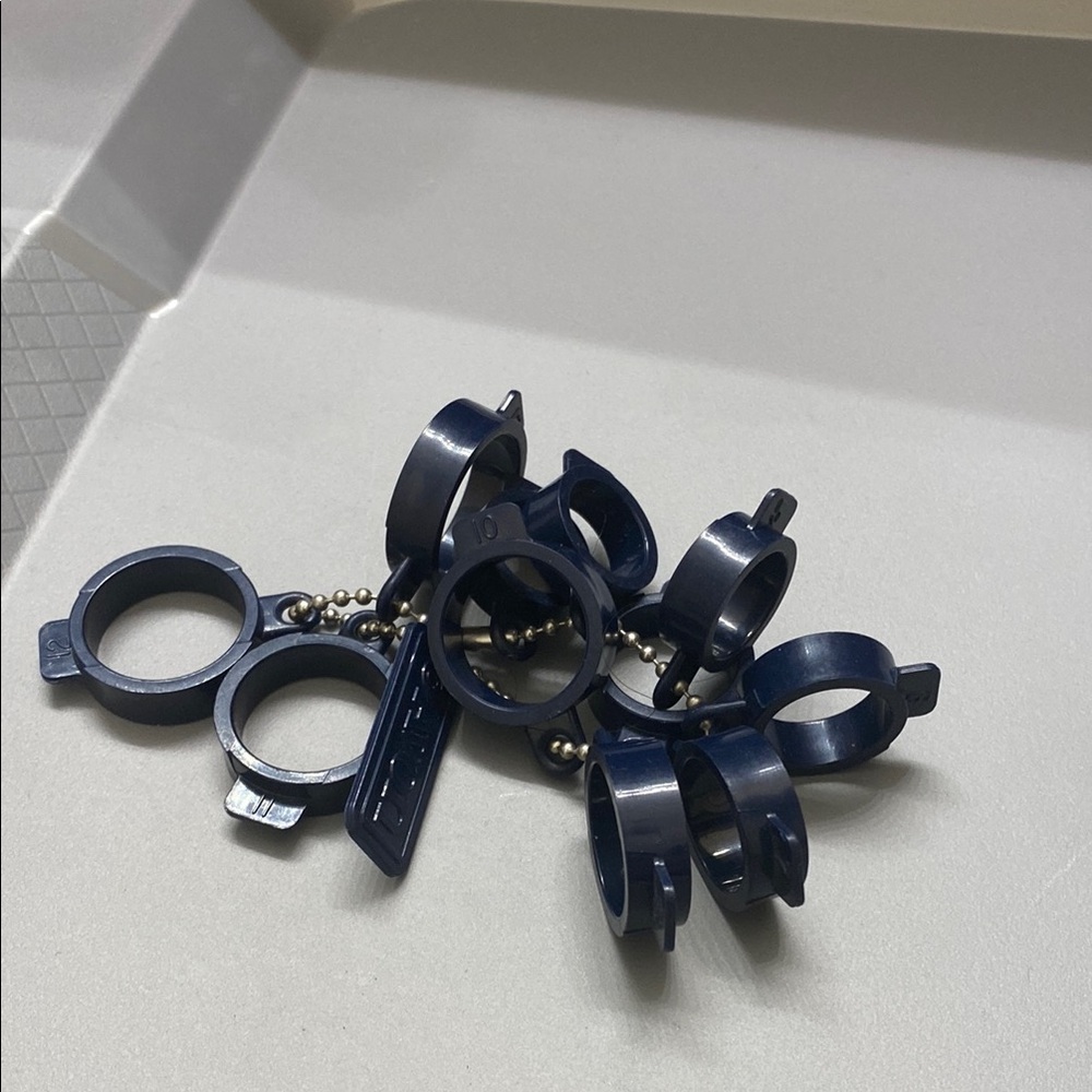 Navy Blue Keyring Set